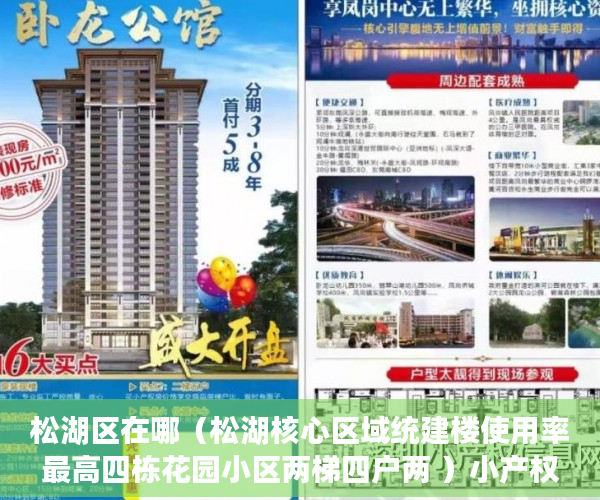 松湖区在哪（松湖核心区域统建楼使用率最高四栋花园小区两梯四户两 ）小产权房子使用权多久，
