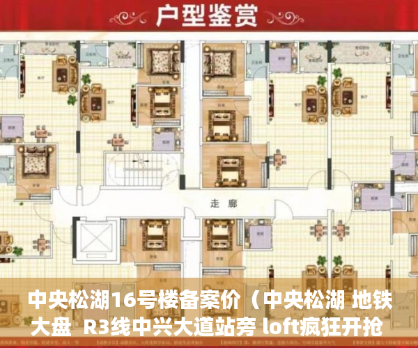 中央松湖16号楼备案价（中央松湖 地铁大盘  R3线中兴大道站旁 loft疯狂开抢 ）深圳小产权贷款多久，