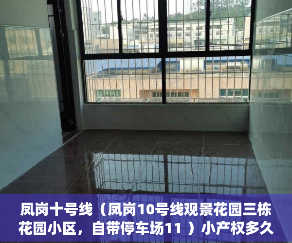 凤岗十号线（凤岗10号线观景花园三栋花园小区，自带停车场11 ）小产权多久可以更名，