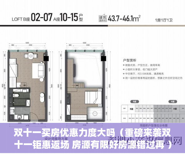 双十一买房优惠力度大吗（重磅来袭双十一钜惠返场 房源有限好房源错过再 ）社区小产权房多久能办房产证，