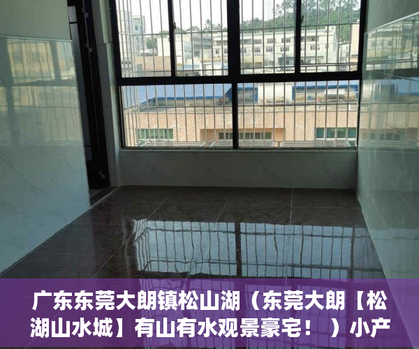 广东东莞大朗镇松山湖（东莞大朗【松湖山水城】有山有水观景豪宅！ ）小产权二手房购买多久合同生效，