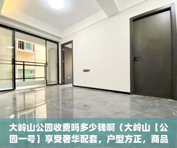 大岭山公园收费吗多少钱啊（大岭山【公园一号】享受奢华配套，户型方正，商品房质量 ）小产权房维护期是多久，