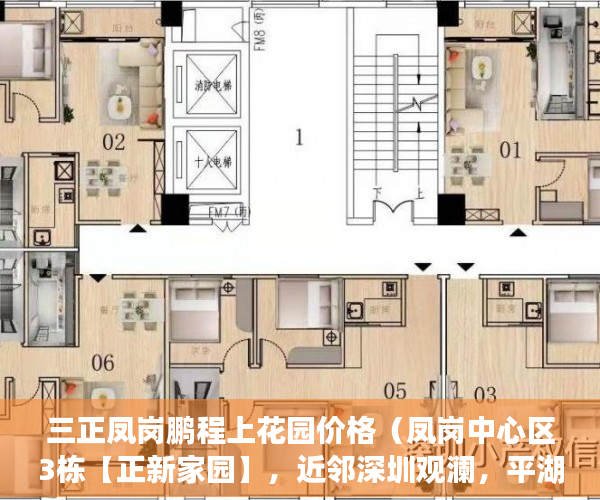 三正凤岗鹏程上花园价格（凤岗中心区3栋【正新家园】，近邻深圳观澜，平湖，龙岗 ）办好大产权过多久能办小产权，