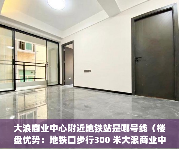 大浪商业中心附近地铁站是哪号线（楼盘优势：地铁口步行300 米大浪商业中心零距离满足居 ）小产权该怎么处理，