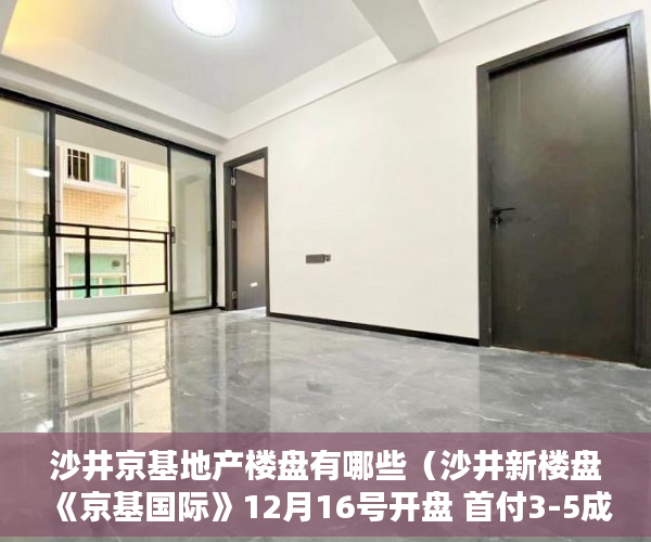 沙井京基地产楼盘有哪些（沙井新楼盘《京基国际》12月16号开盘 首付3-5成均价8000 ）小产权怎么设立居住权，