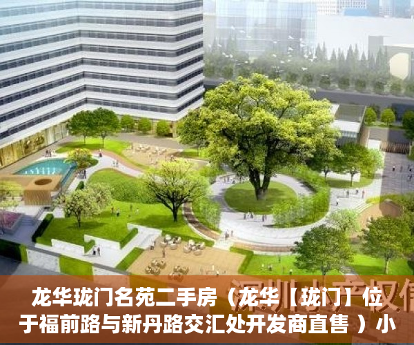 龙华珑门名苑二手房（龙华【珑门】位于福前路与新丹路交汇处开发商直售 ）小产权转大产权多久可以下来，