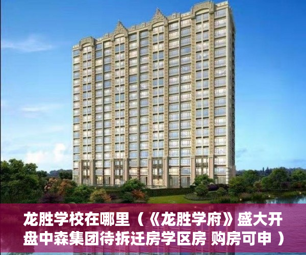 龙胜学校在哪里（《龙胜学府》盛大开盘中森集团待拆迁房学区房 购房可申 ）太原小产权房怎么拆，