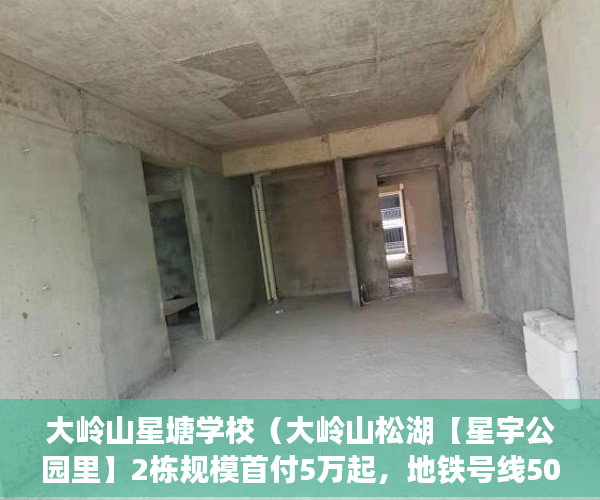 大岭山星塘学校（大岭山松湖【星宇公园里】2栋规模首付5万起，地铁号线50 ）小产权房一般产权是多久，