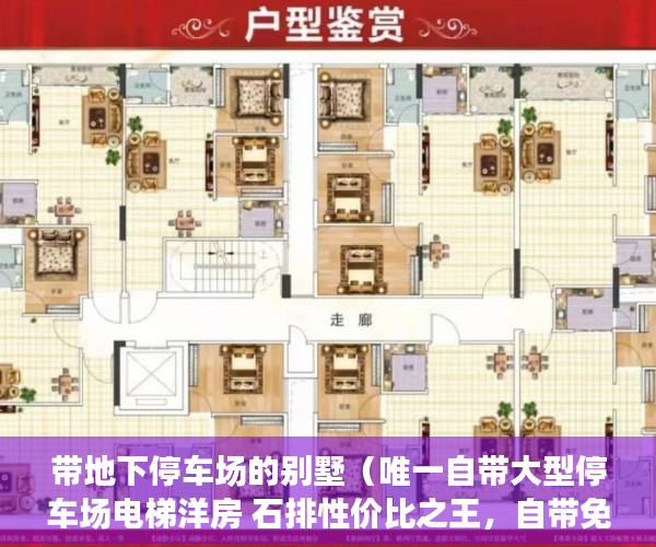 带地下停车场的别墅（唯一自带大型停车场电梯洋房 石排性价比之王，自带免费 ）小产权怎么更名，
