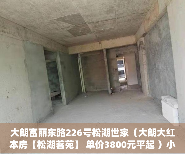 大朗富丽东路226号松湖世家（大朗大红本房【松湖茗苑】 单价3800元平起 ）小产权房子交了定金多久签合同，