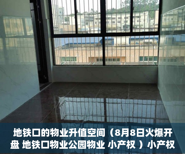 地铁口的物业升值空间（8月8日火爆开盘 地铁口物业公园物业 小产权 ）小产权别墅怎么避免没有纠纷，