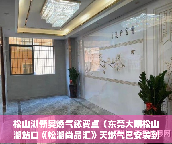 松山湖新奥燃气缴费点（东莞大朗松山湖站口《松湖尚品汇》天燃气已安装到户 ）小产权拆迁要多久，