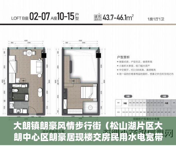 大朗镇朗豪风情步行街（松山湖片区大朗中心区朗豪居现楼交房民用水电宽带到户 ）小产权房的年限是多久，