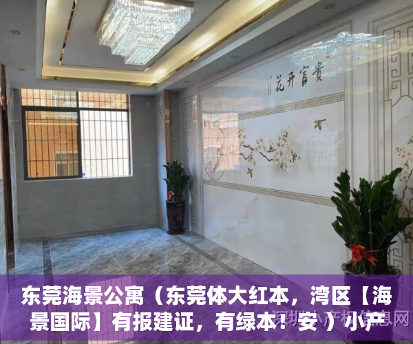 东莞海景公寓（东莞体大红本，湾区【海景国际】有报建证，有绿本！安 ）小产权房拆迁怎么赔偿，