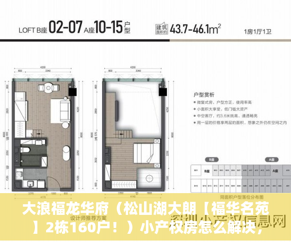 大浪福龙华府（松山湖大朗【福华名苑】2栋160户！）小产权房怎么解决，