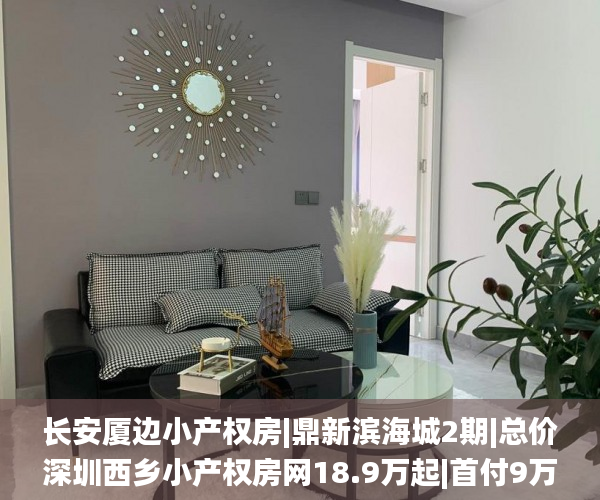 长安厦边小产权房|鼎新滨海城2期|总价深圳西乡小产权房网18.9万起|首付9万起小产权房_小产权