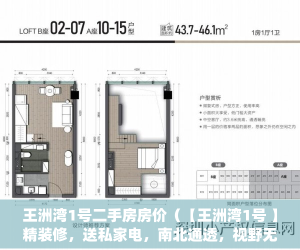 王洲湾1号二手房房价（【王洲湾1号 】精装修，送私家电，南北通透，视野无敌 ）小产权确权一批要等多久，