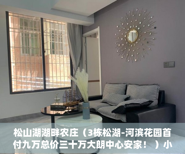 松山湖湖畔农庄（3栋松湖-河滨花园首付九万总价三十万大朗中心安家！ ）小产权多久可以领房产证，