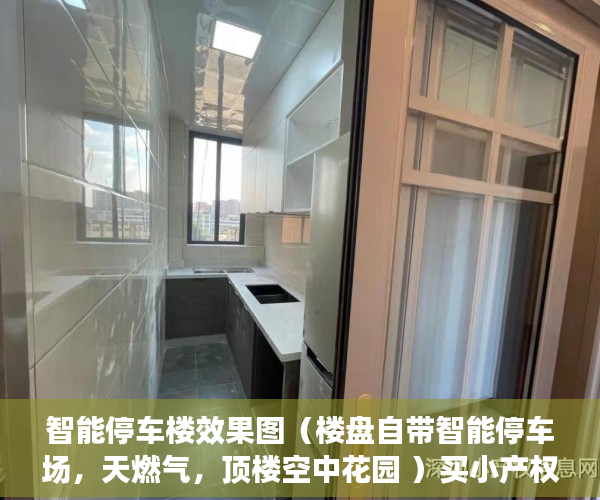 智能停车楼效果图（楼盘自带智能停车场，天燃气，顶楼空中花园 ）买小产权房能住多久，