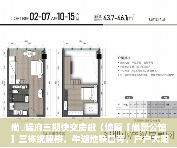 尚璟瑞府三期快交房啦（塘厦【尚景公馆】三栋统建楼，牛湖地铁口旁，户户大阳台 ）小产权房贷多久，