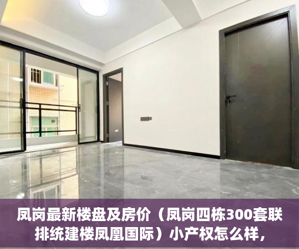 凤岗最新楼盘及房价（凤岗四栋300套联排统建楼凤凰国际）小产权怎么样，
