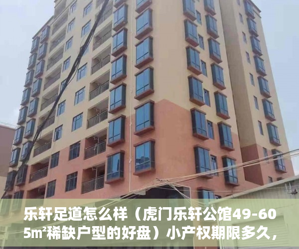 乐轩足道怎么样（虎门乐轩公馆49-605㎡稀缺户型的好盘）小产权期限多久，