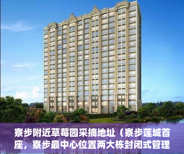 寮步附近草莓园采摘地址（寮步莲城首座，寮步最中心位置两大栋封闭式管理 ）小产权房怎么办，