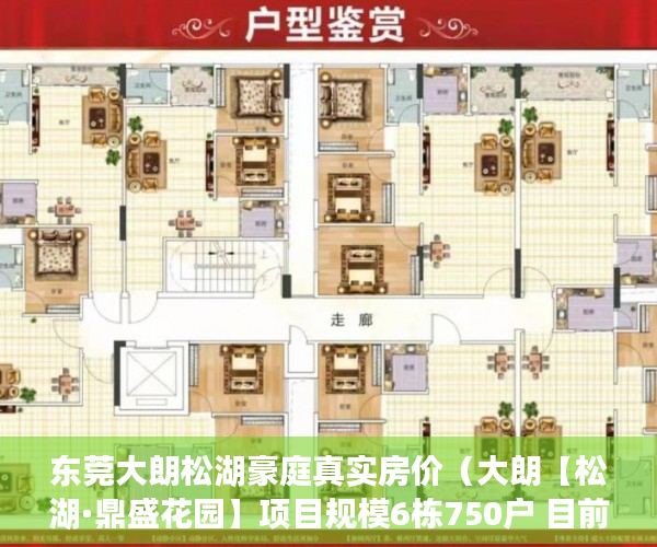东莞大朗松湖豪庭真实房价（大朗【松湖·鼎盛花园】项目规模6栋750户 目前3000一平 ）小产权房子多久会拆，