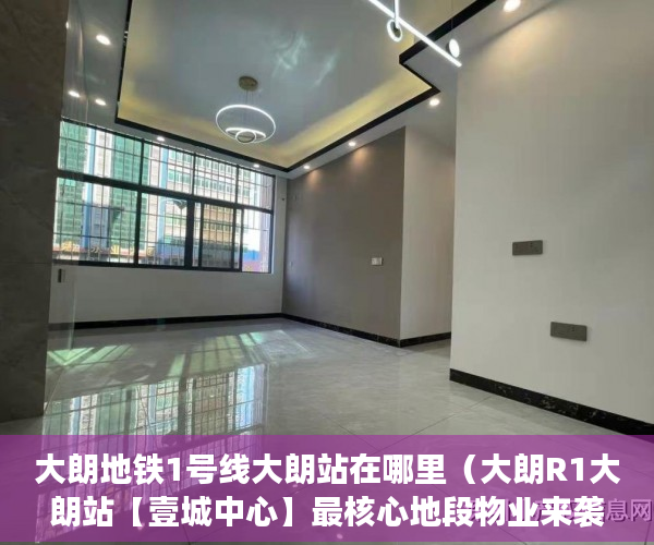大朗地铁1号线大朗站在哪里（大朗R1大朗站【壹城中心】最核心地段物业来袭 ）大产权下来后多久可以办理小产权，