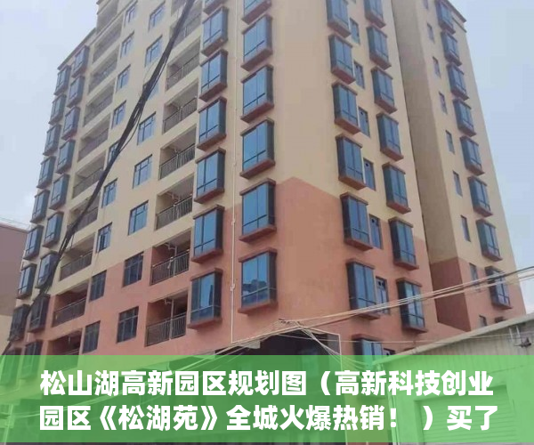 松山湖高新园区规划图（高新科技创业园区《松湖苑》全城火爆热销！ ）买了小产权房对方付了钱怎么办，