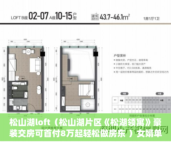 松山湖loft（松山湖片区《松湖领寓》豪装交房可首付8万起轻松做房东 ）女婿单位有小产权房怎么办，