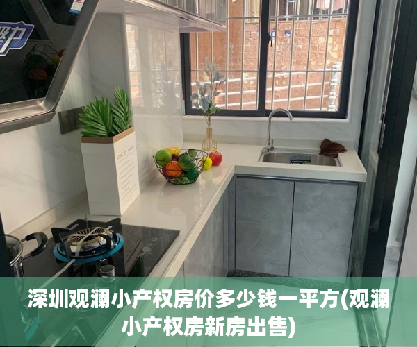 深圳观澜小产权房价多少钱一平方(观澜小产权房新房出售)