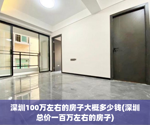 深圳100万左右的房子大概多少钱(深圳总价一百万左右的房子)