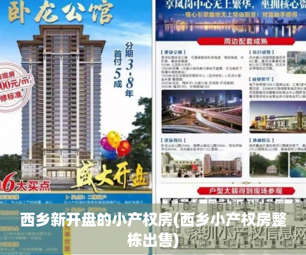 西乡新开盘的小产权房(西乡小产权房整栋出售) 西乡新开盘的小产权房(西乡小产权房整栋出售)