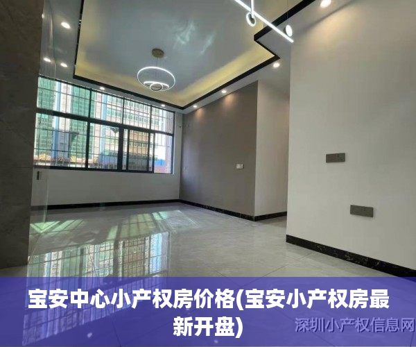 宝安中心小产权房价格(宝安小产权房最新开盘)