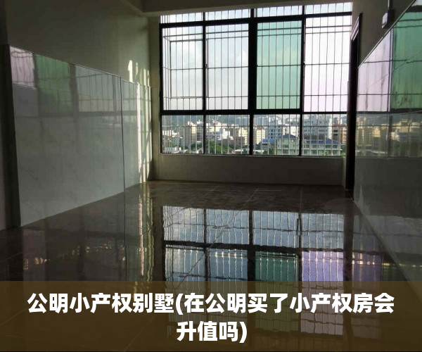 公明小产权别墅(在公明买了小产权房会升值吗) 公明小产权别墅(在公明买了小产权房会升值吗)