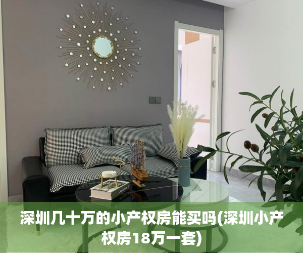 深圳几十万的小产权房能买吗(深圳小产权房18万一套) 深圳几十万的小产权房能买吗(深圳小产权房18万一套)