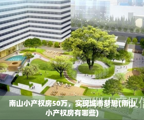 南山小产权房50万，实现城市梦想(南山小产权房有哪些)