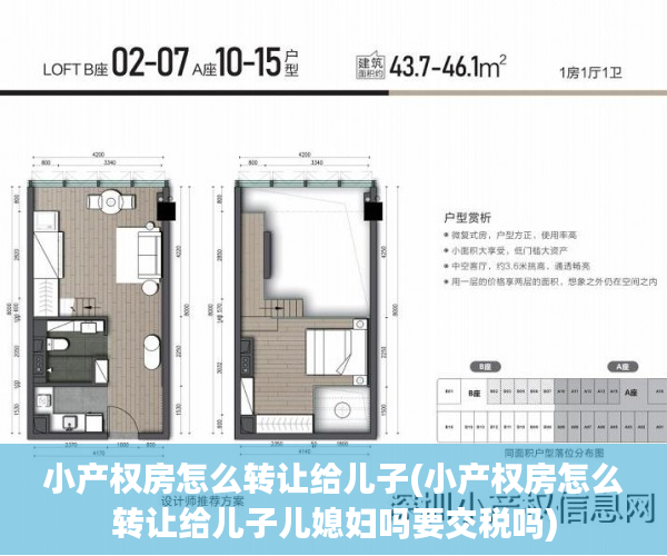 小产权房怎么转让给儿子(小产权房怎么转让给儿子儿媳妇吗要交税吗)