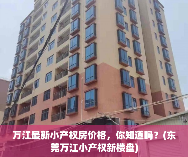 万江最新小产权房价格，你知道吗？(东莞万江小产权新楼盘)