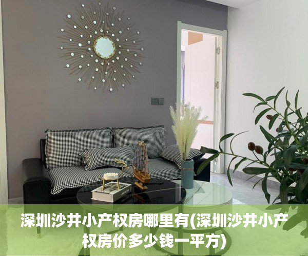 深圳沙井小产权房哪里有(深圳沙井小产权房价多少钱一平方) 深圳沙井小产权房哪里有(深圳沙井小产权房价多少钱一平方)