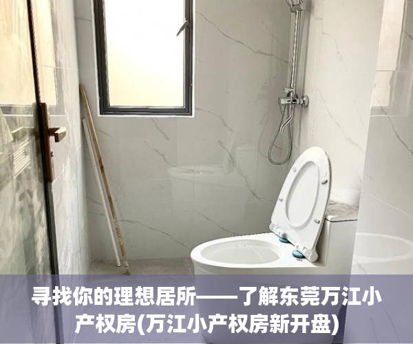 寻找你的理想居所——了解东莞万江小产权房(万江小产权房新开盘)