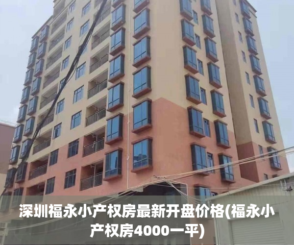 深圳福永小产权房最新开盘价格(福永小产权房4000一平) 深圳福永小产权房最新开盘价格(福永小产权房4000一平)