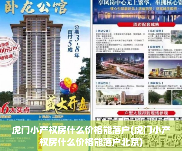虎门小产权房什么价格能落户(虎门小产权房什么价格能落户北京)