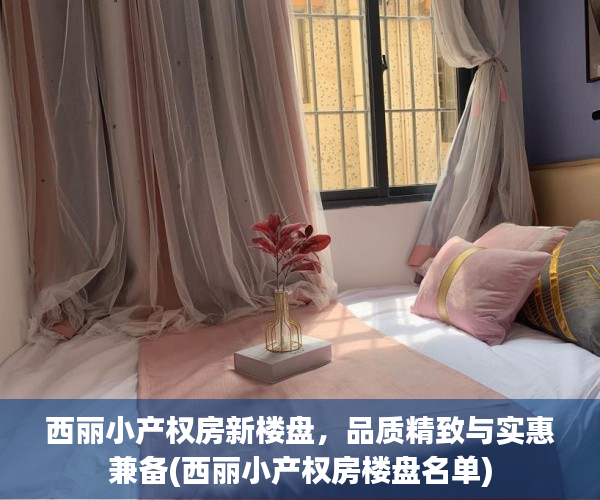 西丽小产权房新楼盘，品质精致与实惠兼备(西丽小产权房楼盘名单)
