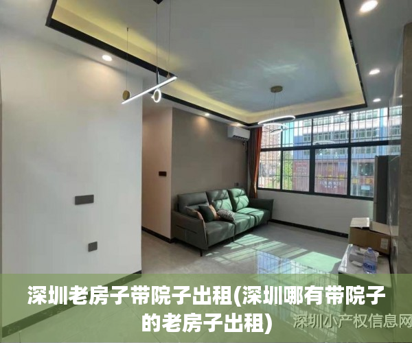 深圳老房子带院子出租(深圳哪有带院子的老房子出租)