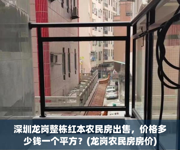 深圳龙岗整栋红本农民房出售，价格多少钱一个平方？(龙岗农民房房价)