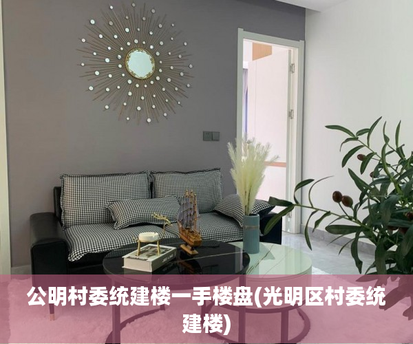 公明村委统建楼一手楼盘(光明区村委统建楼)
