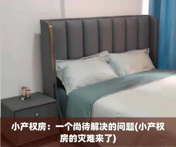 小产权房：一个尚待解决的问题(小产权房的灾难来了)