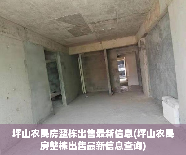 坪山农民房整栋出售最新信息(坪山农民房整栋出售最新信息查询) 坪山农民房整栋出售最新信息(坪山农民房整栋出售最新信息查询)